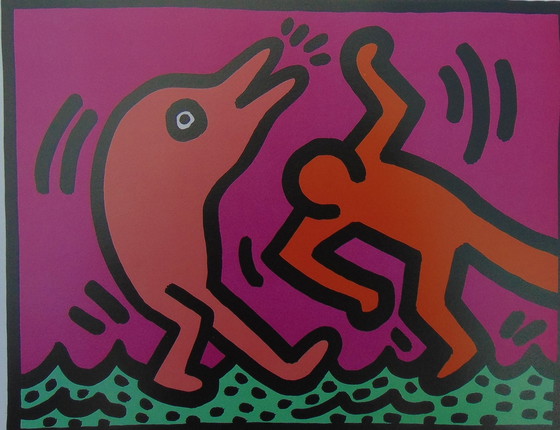 Image 1 of Keith Haring - Ohne Titel 1989