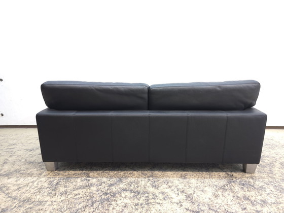 Image 1 of De Sede Ds 17 Sofa Schwarz Clubleder Designersofa Ledersofa Couch Desede 