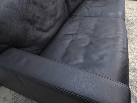 Image 1 of De Sede Ds 17 Sofa Schwarz Clubleder Designersofa Ledersofa Couch Desede 