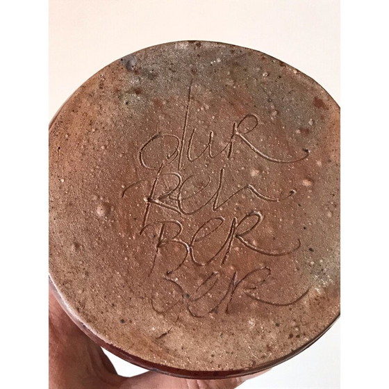 Image 1 of Große Vintage-Vase von Henri Durennburger 1970