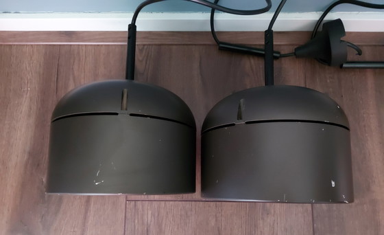 Image 1 of 2x Dieter White für STAFF braune Hängelampe