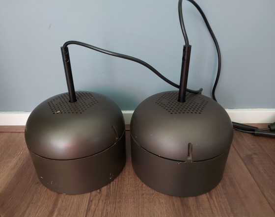 Image 1 of 2x Dieter White für STAFF braune Hängelampe