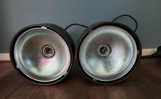 Image 1 of 2x Dieter White für STAFF braune Hängelampe