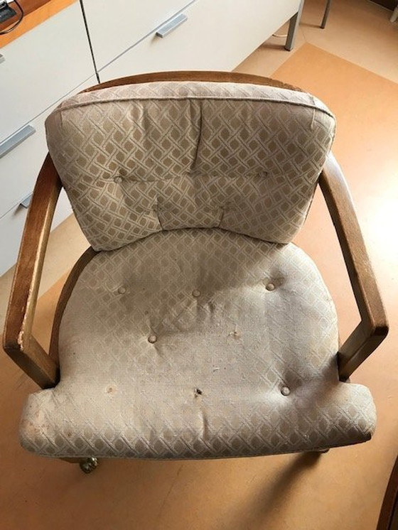 Image 1 of Drexel Heritage Oval/Runder Tisch mit 4 Stühlen