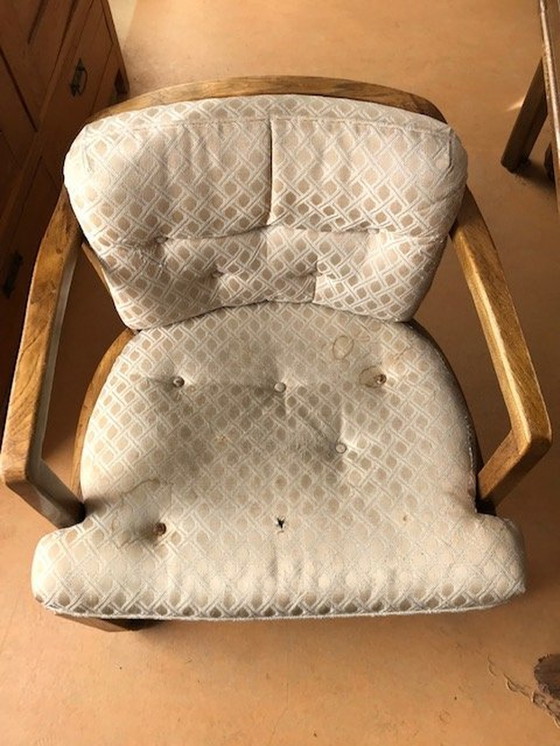 Image 1 of Drexel Heritage Oval/Runder Tisch mit 4 Stühlen