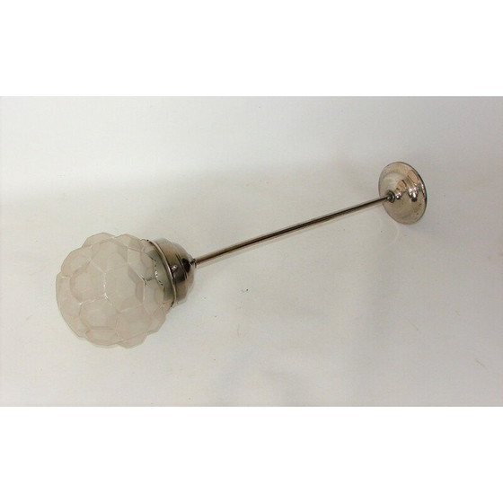 Image 1 of Metallanhänger aus Messing und Glas, 1930