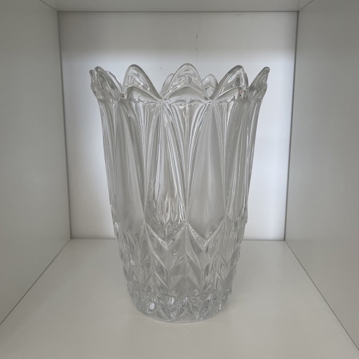 Große Vase Aus Kristall