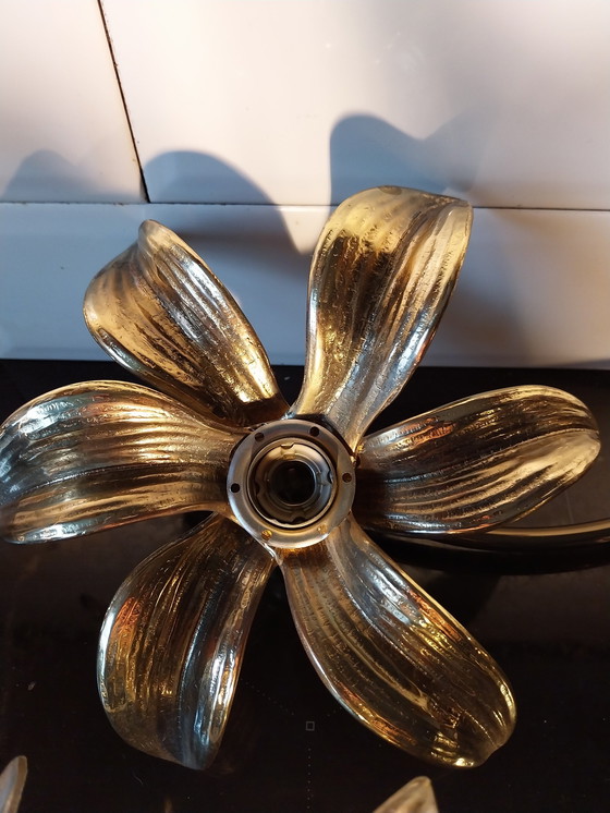 Image 1 of 2 X Willy Daro Wand/Deckenlampe 1960'S für Massiv