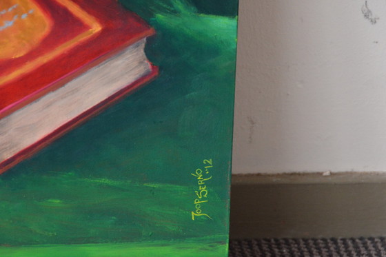 Image 1 of Ölgemälde auf Holztafel Joop Serno