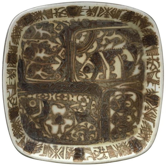 Image 1 of Vintage Baca Schale aus Steingut von Nils Thorsson für Royal Copenhagen, Dänemark 1960
