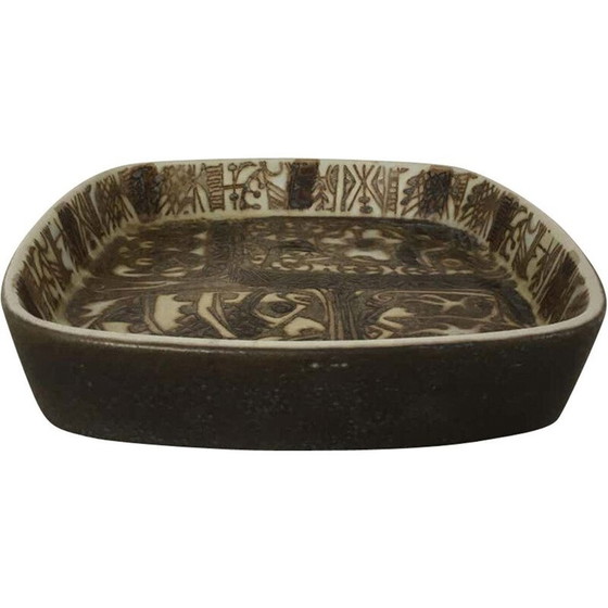 Image 1 of Vintage Baca Schale aus Steingut von Nils Thorsson für Royal Copenhagen, Dänemark 1960