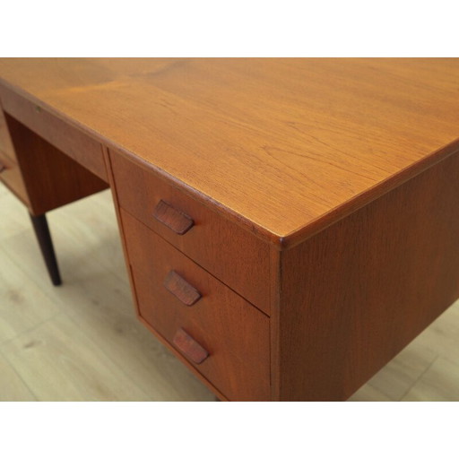 Vintage Teakholz Schreibtisch, Dänemark 1970er