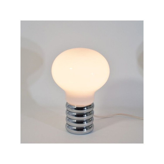 Image 1 of Paar Bulb-Opal-Lampen von Ingo Maurer, 1966