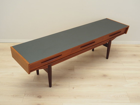 Image 1 of Teakholz-Lowboard, Dänisches Design, 1970er Jahre, Produktion: Dänemark