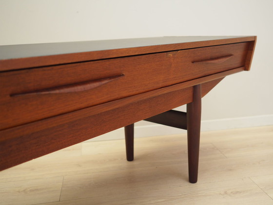 Image 1 of Teakholz-Lowboard, Dänisches Design, 1970er Jahre, Produktion: Dänemark