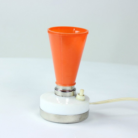 Image 1 of Mid Century Plastik Tischlampe, Tschechoslowakei 1960er Jahre