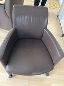 4x Leolux Esszimmersessel