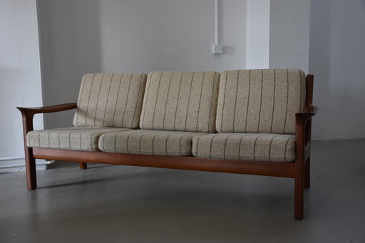 Dänisches Mid-Century Teak Sofa Von Juul Kristensen