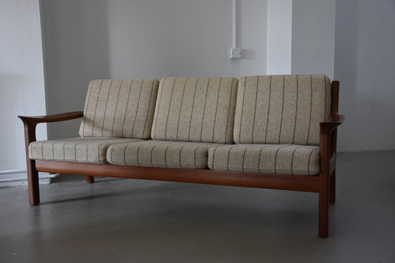 Image 1 of Dänisches Mid-Century Teak Sofa Von Juul Kristensen