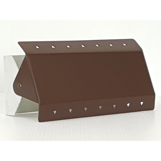 Image 1 of Vintage-Wandleuchte von E.S. Horn aus braunem Stahl 1960