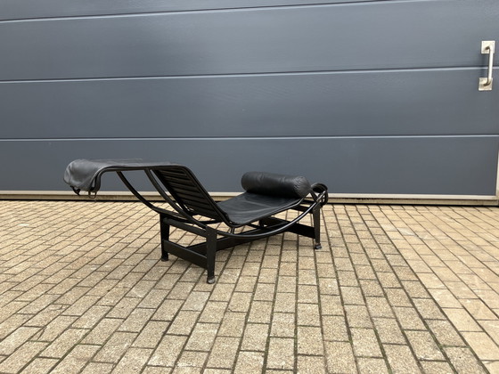 Image 1 of Niedrig nummerierte Cassina Lc4 Le Corbusier Schwarz auf Schwarz