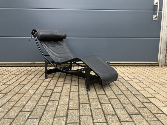 Image 1 of Niedrig nummerierte Cassina Lc4 Le Corbusier Schwarz auf Schwarz