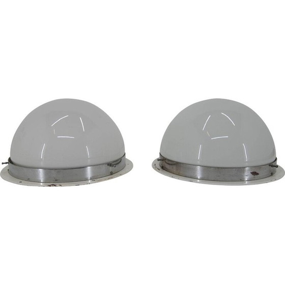 Image 1 of Alte verchromte Wandlampe Typ 5888 r, Tschechoslowakei 1940