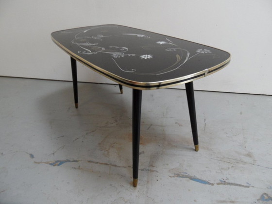 Image 1 of Vintage Couchtisch mit Glasplatte 1960'S