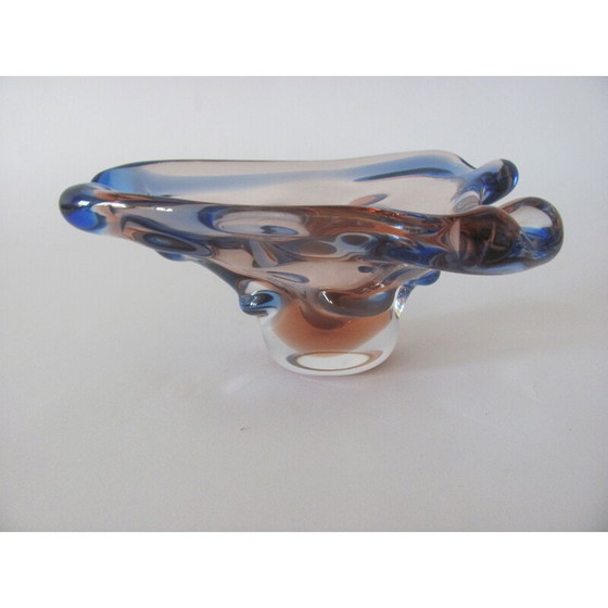 Image 1 of Zigarren-Aschenbecher aus Glas, Tschechoslowakei 1960