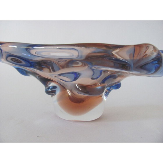 Image 1 of Zigarren-Aschenbecher aus Glas, Tschechoslowakei 1960