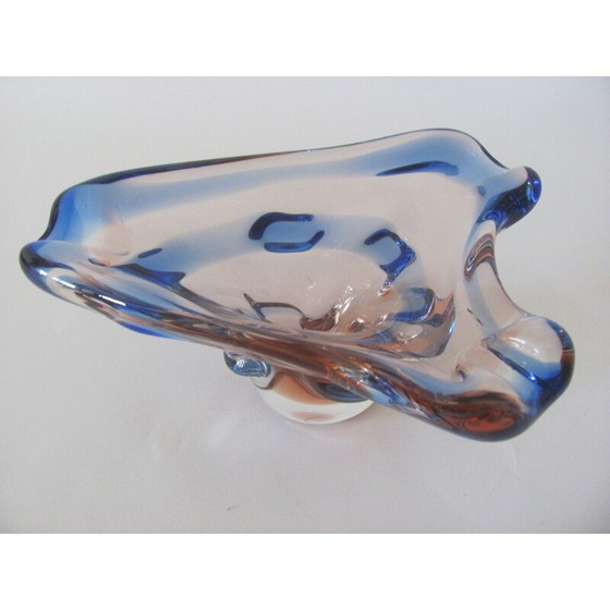 Image 1 of Zigarren-Aschenbecher aus Glas, Tschechoslowakei 1960