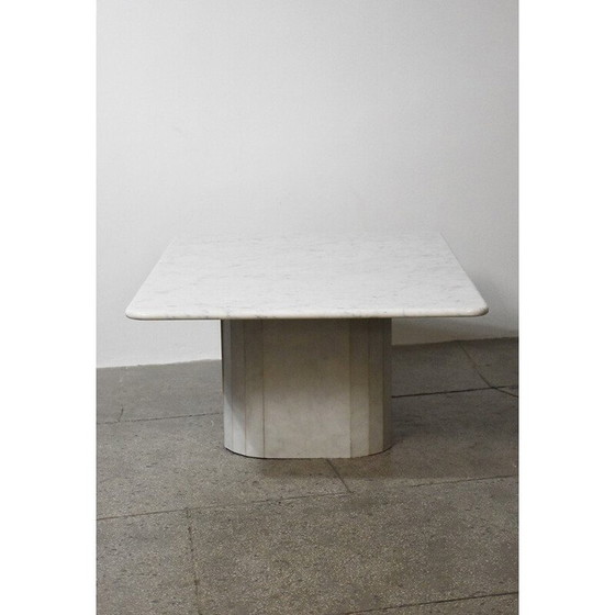 Image 1 of Couchtisch aus Carrara-Marmor, 1970er Jahre