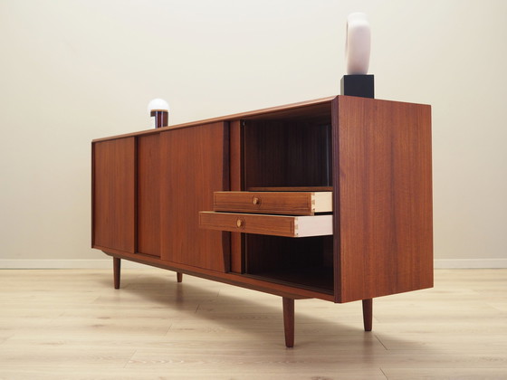 Image 1 of Anrichte aus Teakholz, dänisches Design, 1960er Jahre, Designer: E.W. Bach