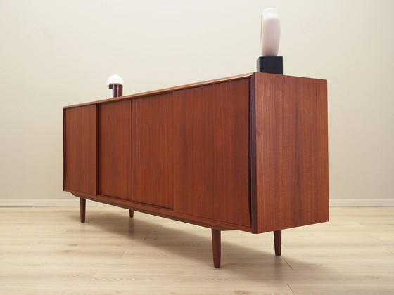 Image 1 of Anrichte aus Teakholz, dänisches Design, 1960er Jahre, Designer: E.W. Bach