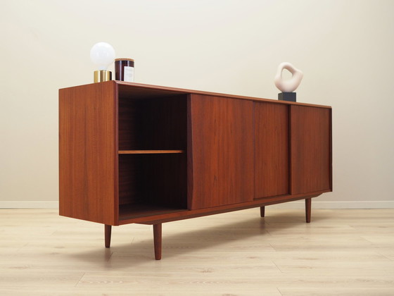 Image 1 of Anrichte aus Teakholz, dänisches Design, 1960er Jahre, Designer: E.W. Bach