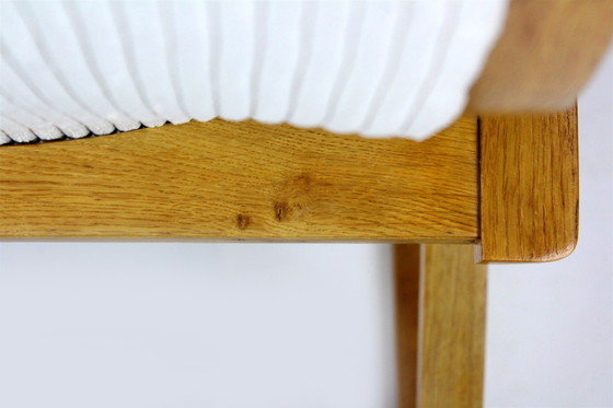 Image 1 of Restaurierter Mid-Century-Schaukelstuhl aus Sperrholz von L. Volak für Drevopodnik Holesov, 1960er Jahre