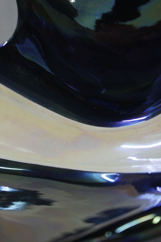 Image 1 of Große Obstschale Keramik Freie Form Verceram Frankreich 1950S