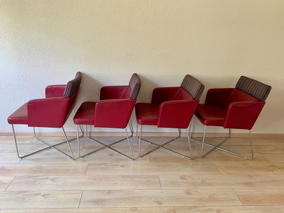 Image 1 of 4x Leolux Designstuhl „Gabija“.