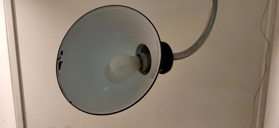 Image 1 of 2 industrielle Schwanenhals-Wandleuchten Barton England