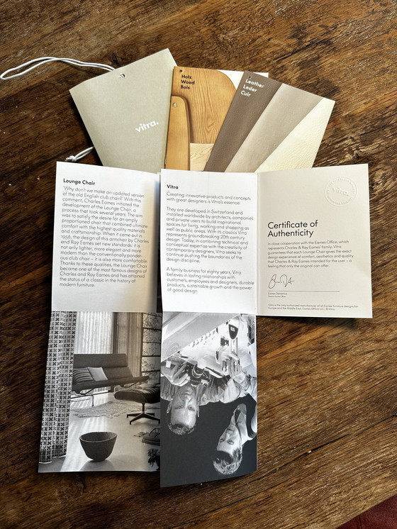 Image 1 of Vitra Lounge Chair + Ottoman schwarz