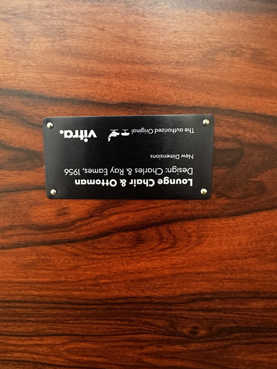 Image 1 of Vitra Lounge Chair + Ottoman schwarz