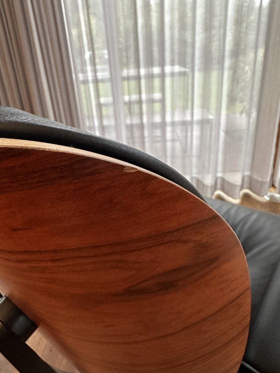 Image 1 of Vitra Lounge Chair + Ottoman schwarz