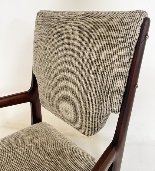 Mid Century Moderner Schreibtischstuhl von Vittorio Dassi, Italien, 1960