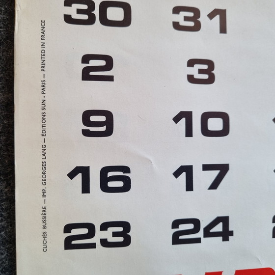 Image 1 of Air France-Kalender 1961 Mit Original-Etui