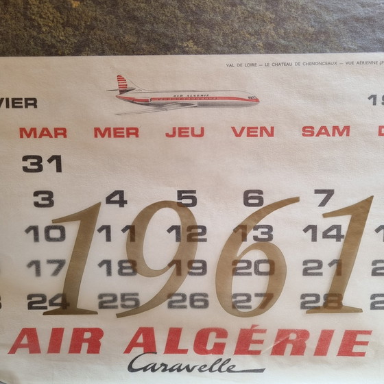 Image 1 of Air France-Kalender 1961 Mit Original-Etui