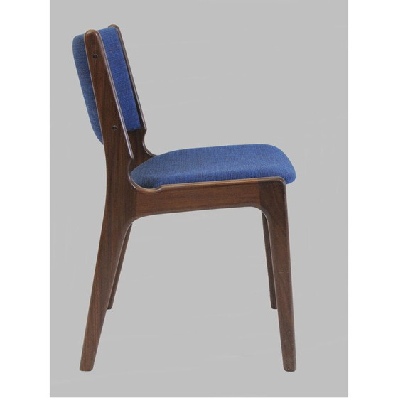 Image 1 of Satz von 10 vintage teak esszimmerstühle von Erik Buch