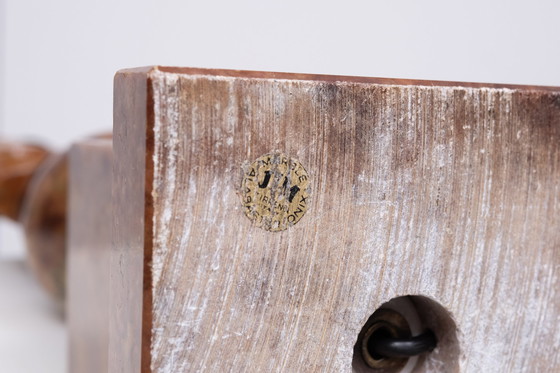 Image 1 of Große Pferdeköpfe aus Alabaster geschnitzt Tischlampen