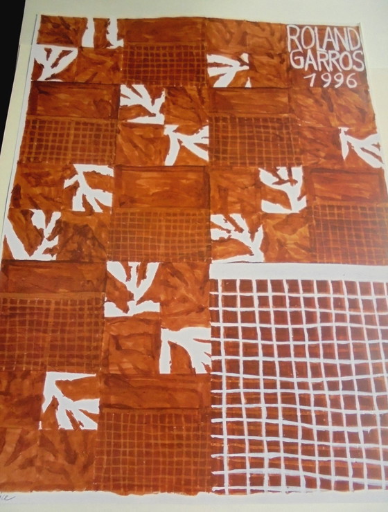 Image 1 of Meurice- Original Poster Roland Garros 1996 - Galerie Lelong, Paris