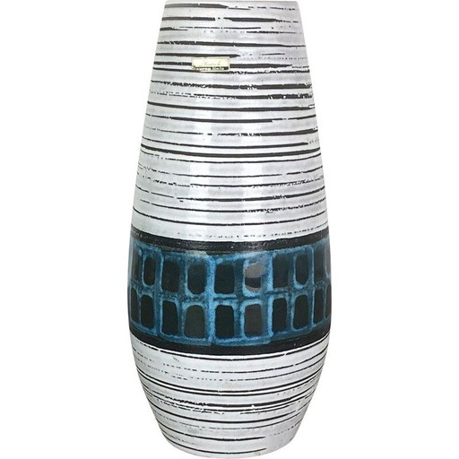 Große Vintage Fat Lava Vase von Scheurich Deutschland 1970s