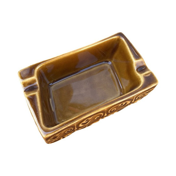 Image 1 of Aschenbecher aus glasierter Keramik von Ditmar Urbach, Tschechoslowakei 1960